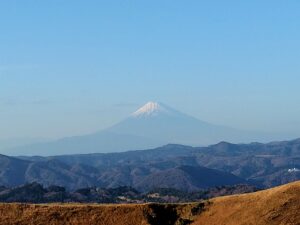 大室山山頂からの富士山