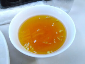 中華料理店華蓮のスープ